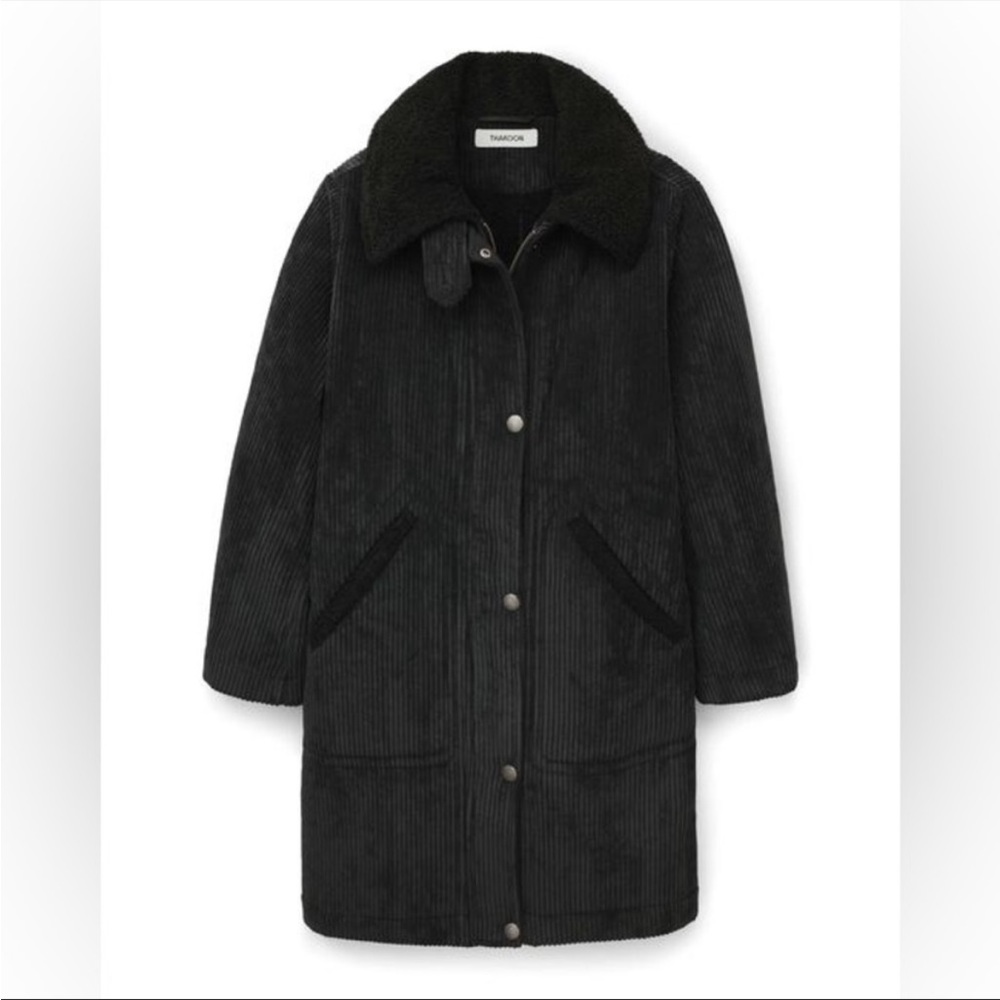 ISO Thakoon Corduroy Parka Coat Sherpa